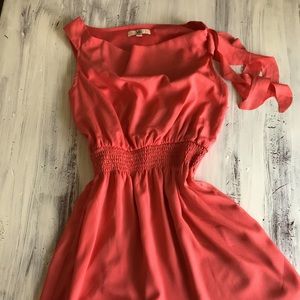 Silky Coral colored dress